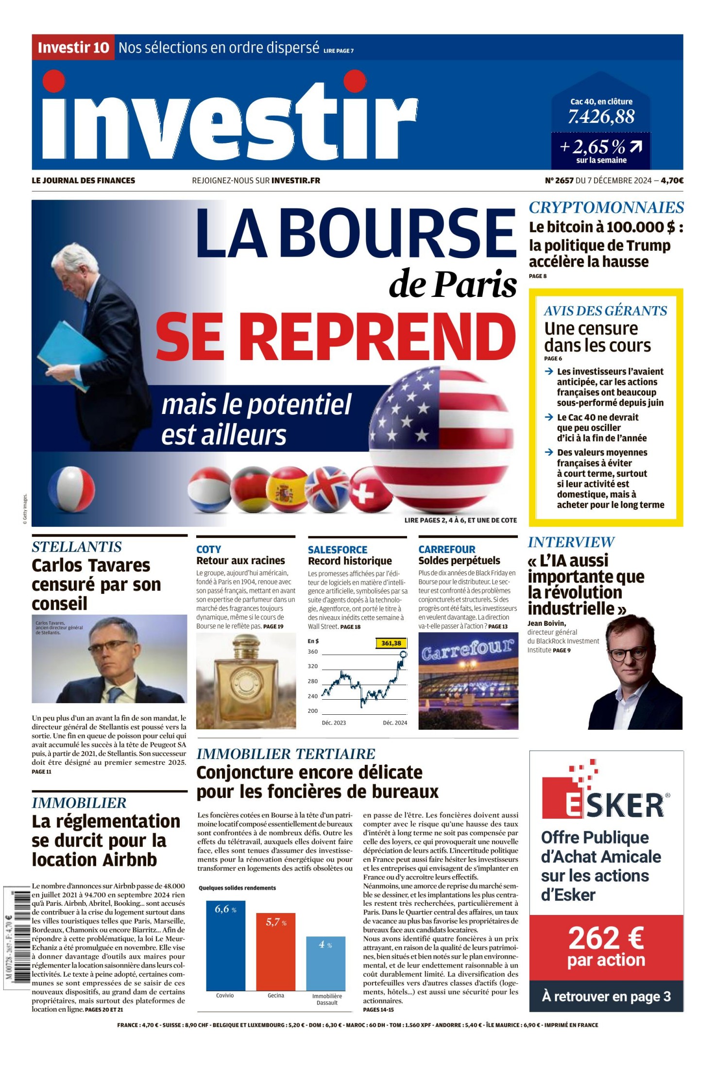 Investir (7 décembre 2024)