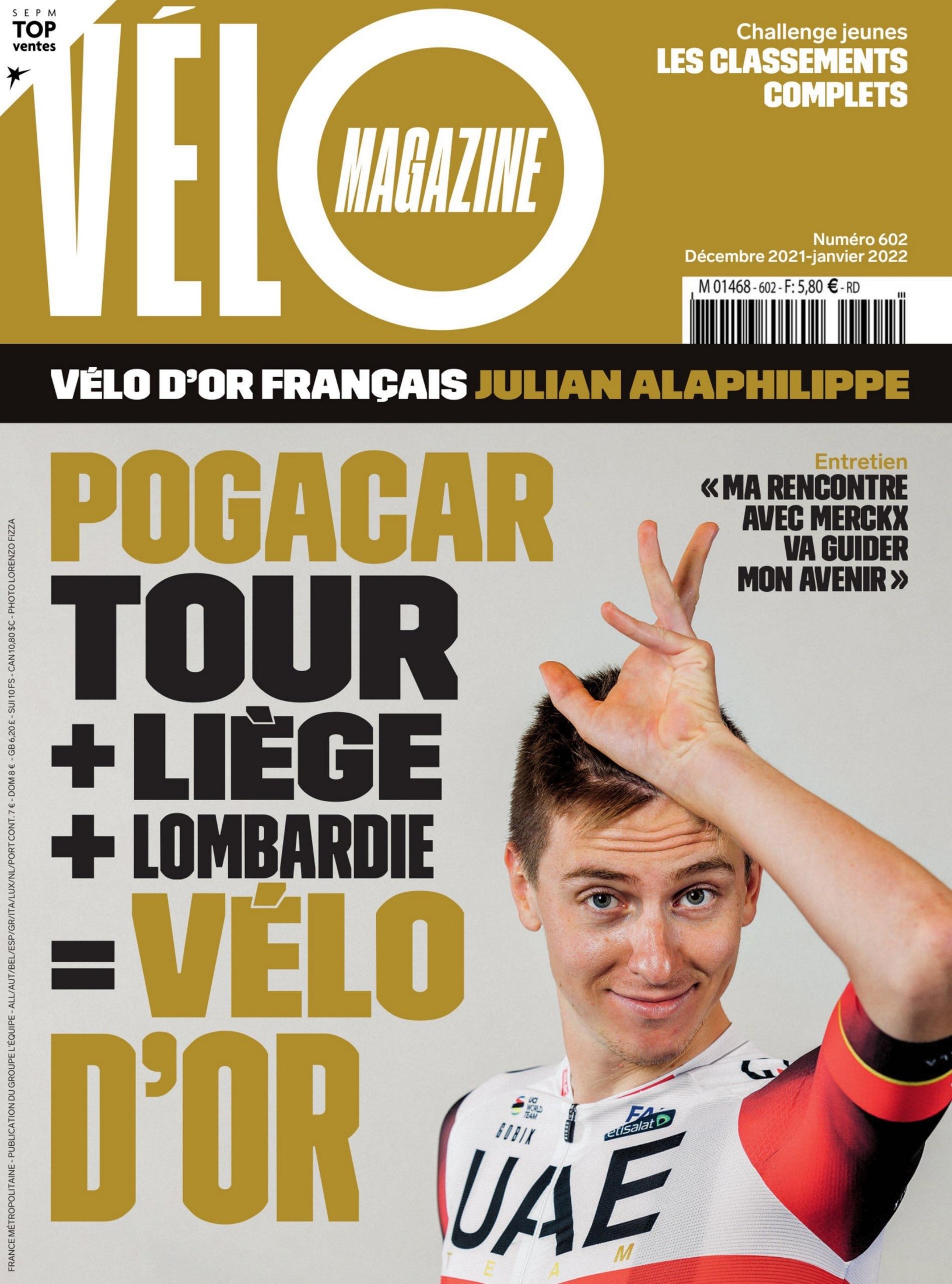 Vélo Magazine (décembre 2021 - janvier 2022)