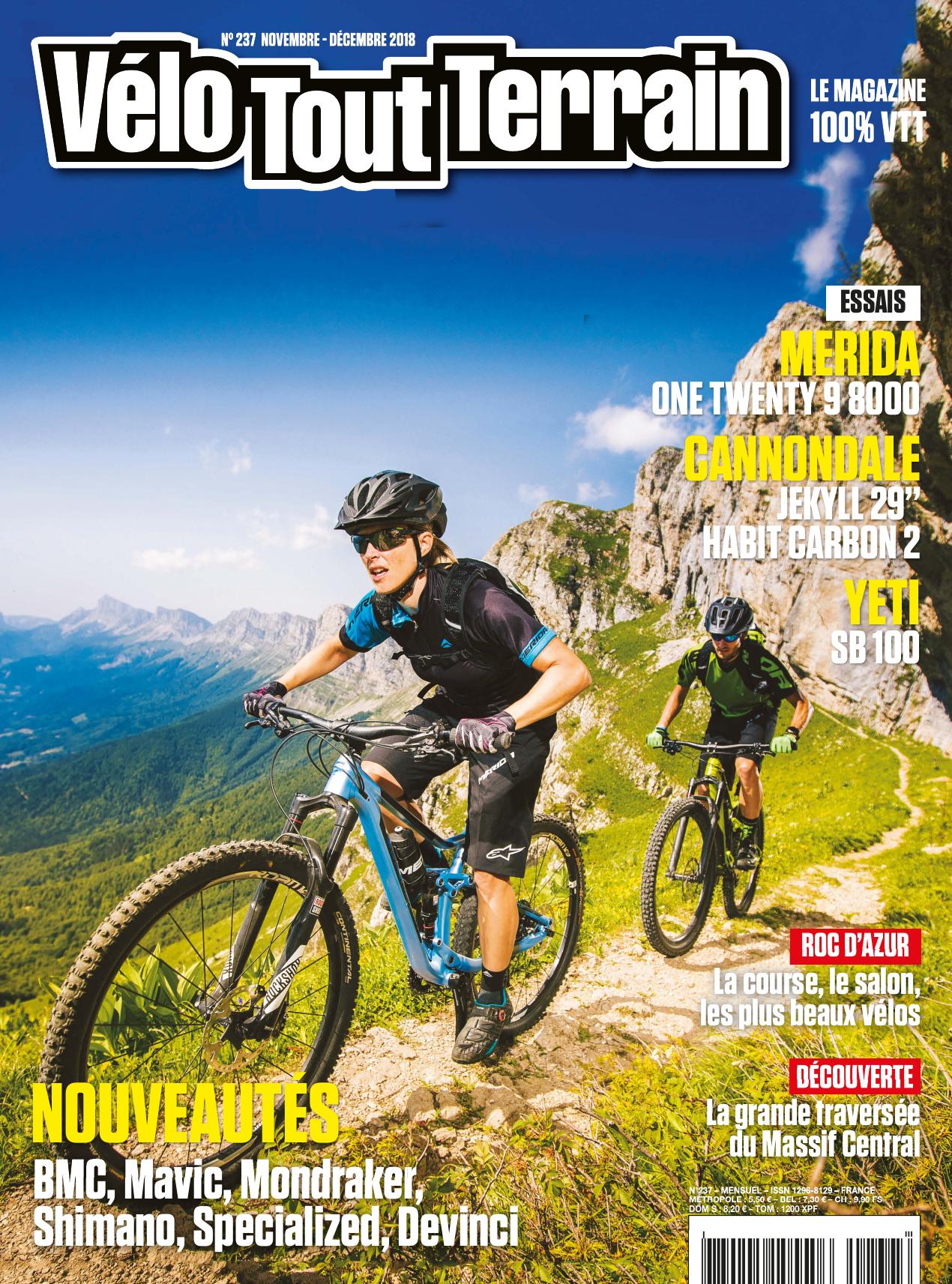Vélo Tout Terrain (novembre - décembre 2018)