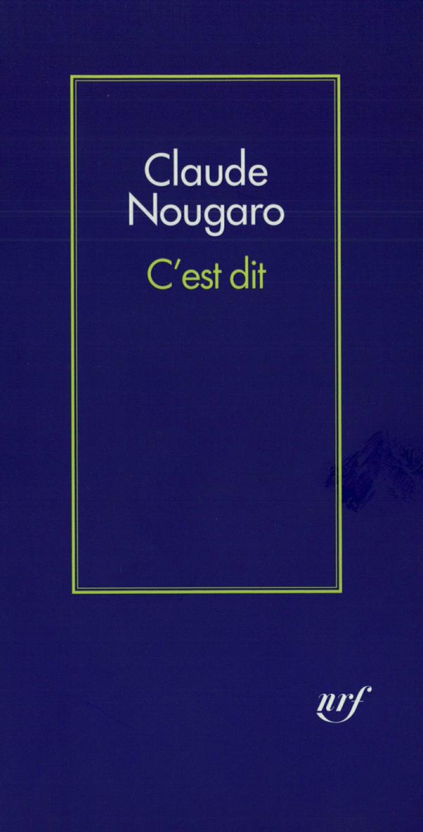 C'est dit