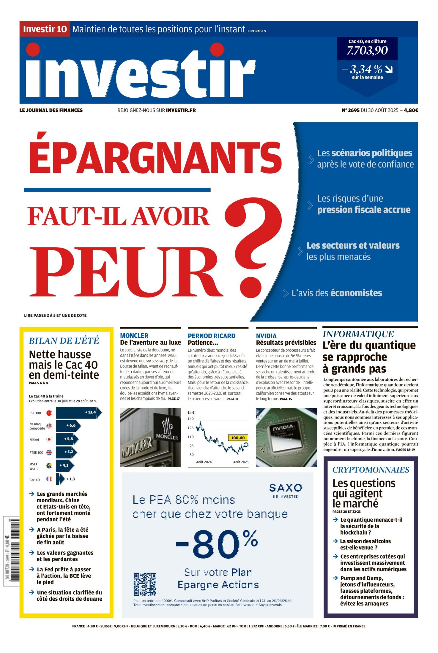 Investir (30 août 2025)