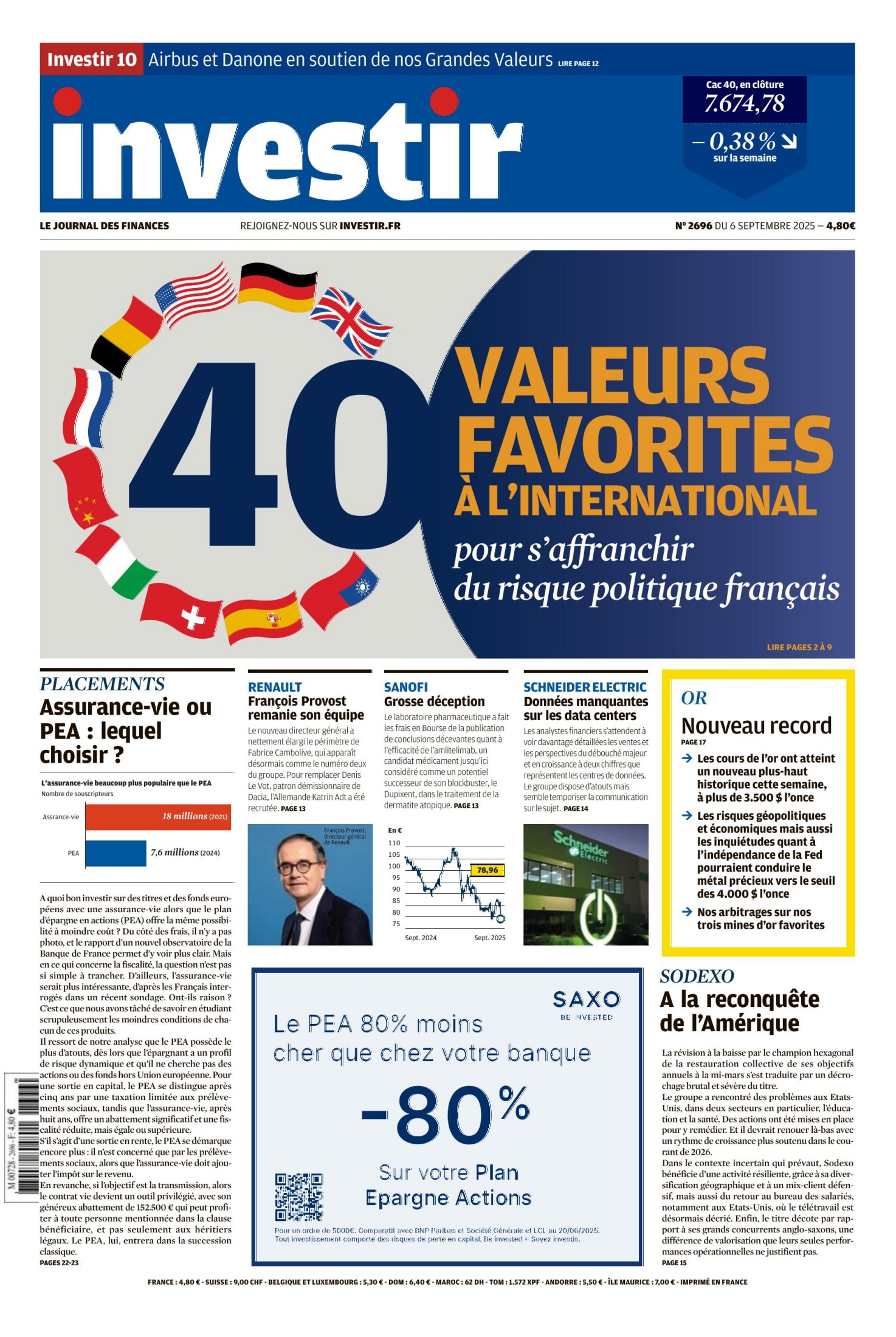 Investir (6 septembre 2025)