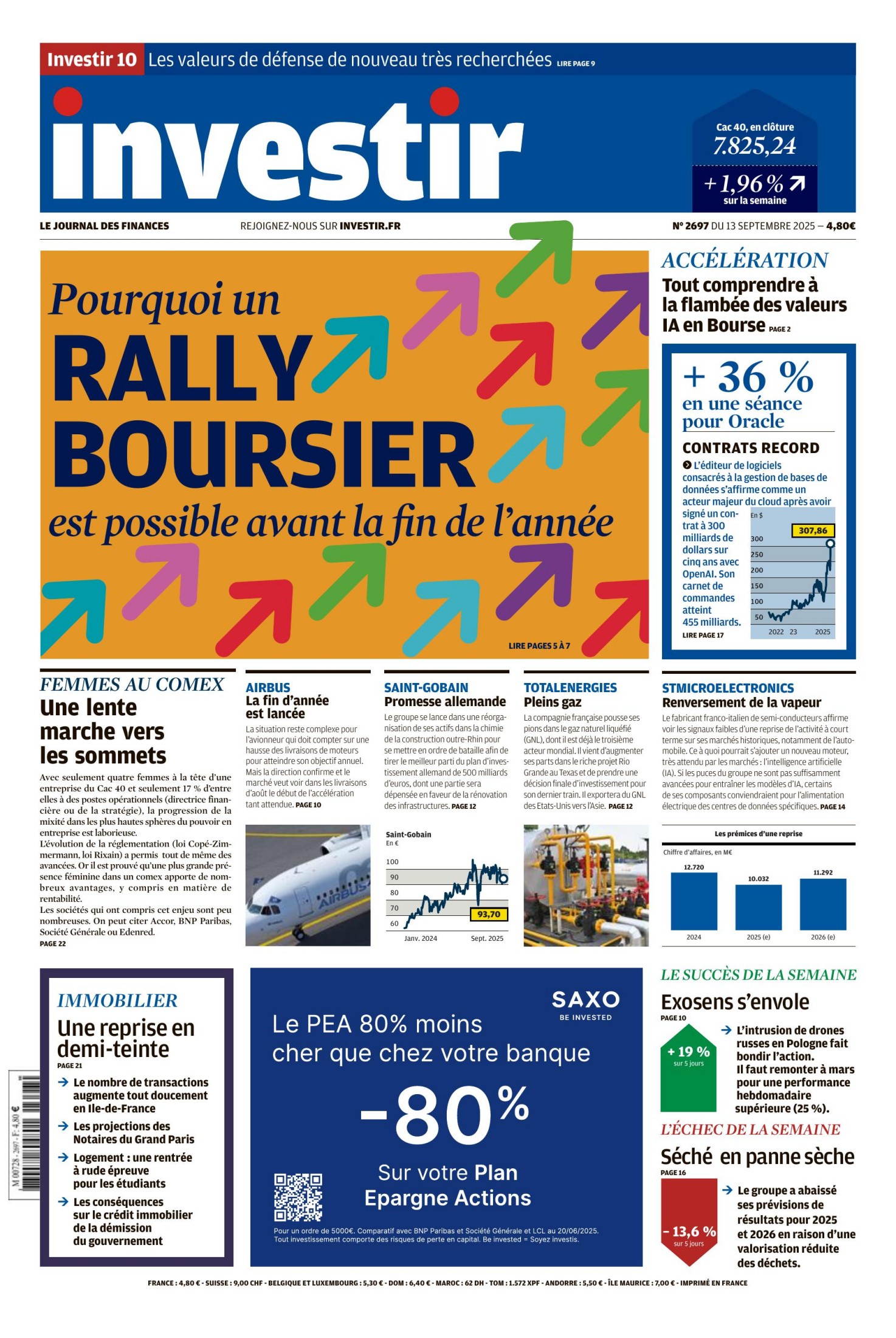 Investir (13 septembre 2025)