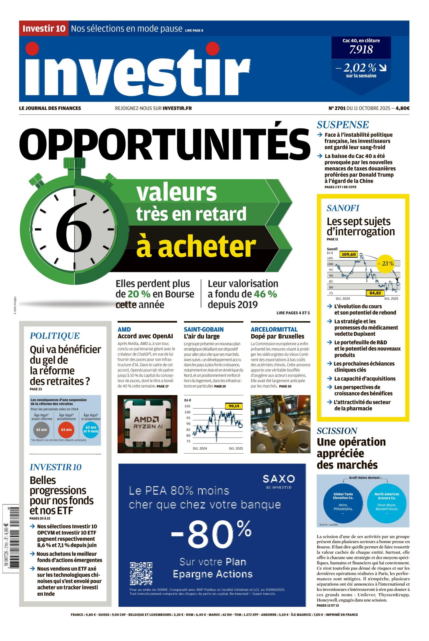 Investir (11 Octobre 2025)