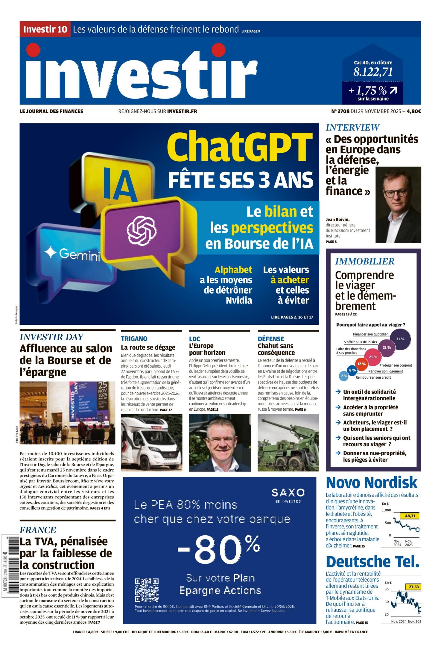 Investir (29 novembre 2025)