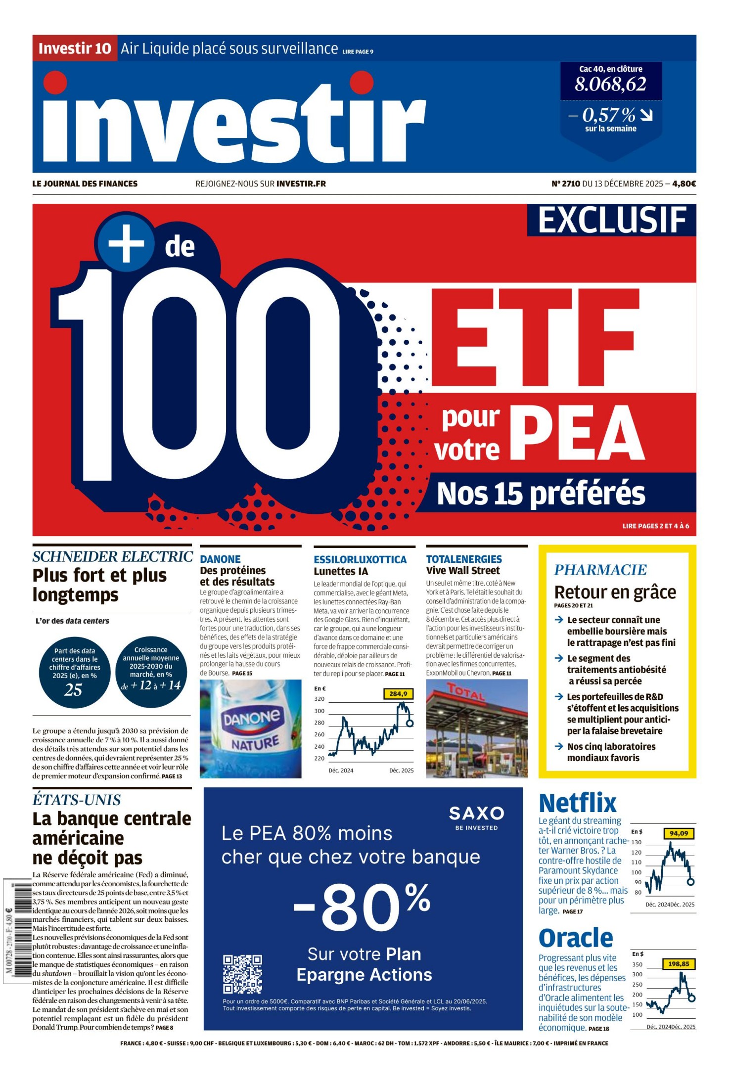 Investir (13 décembre 2025)