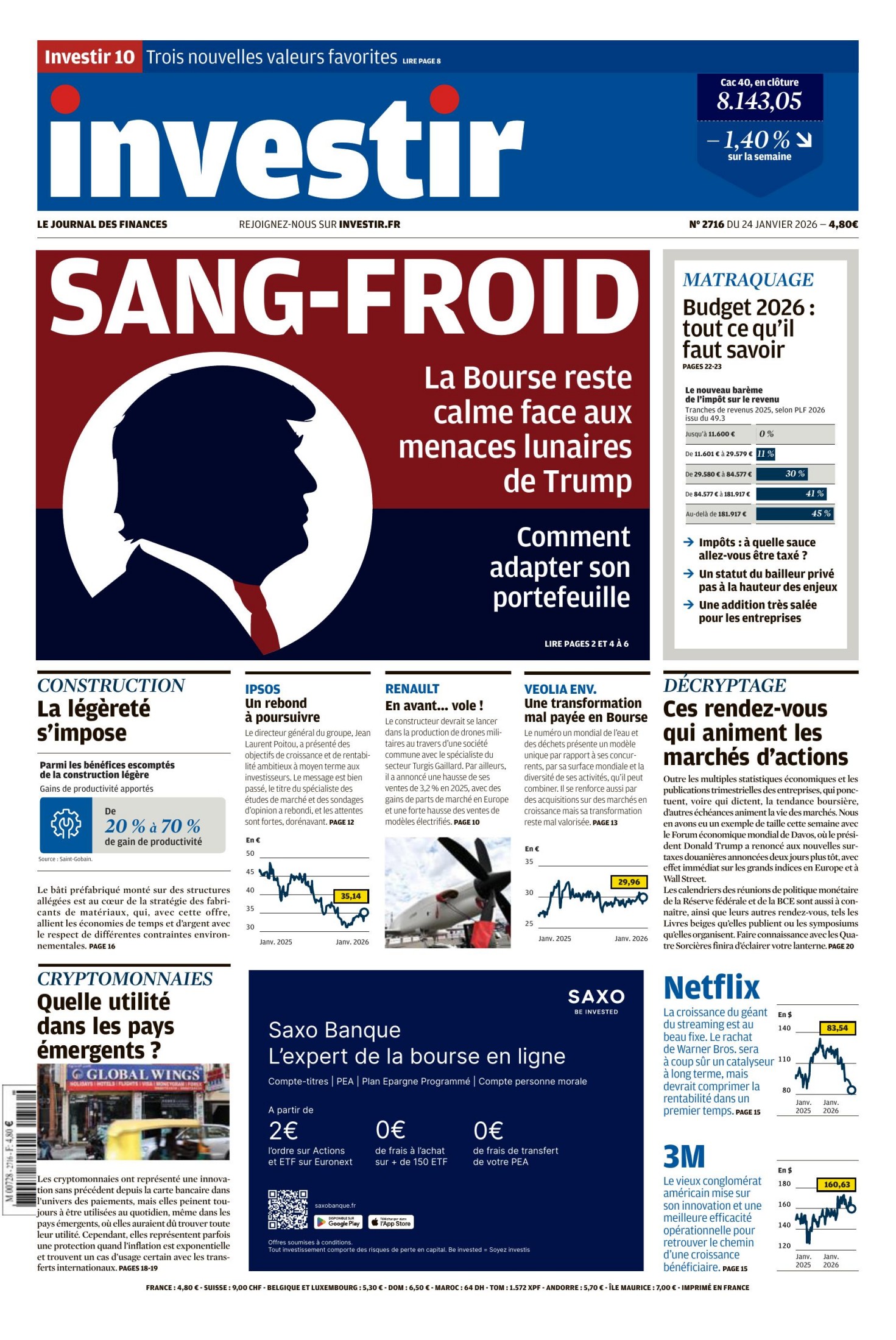 Investir (24 Janvier 2026)