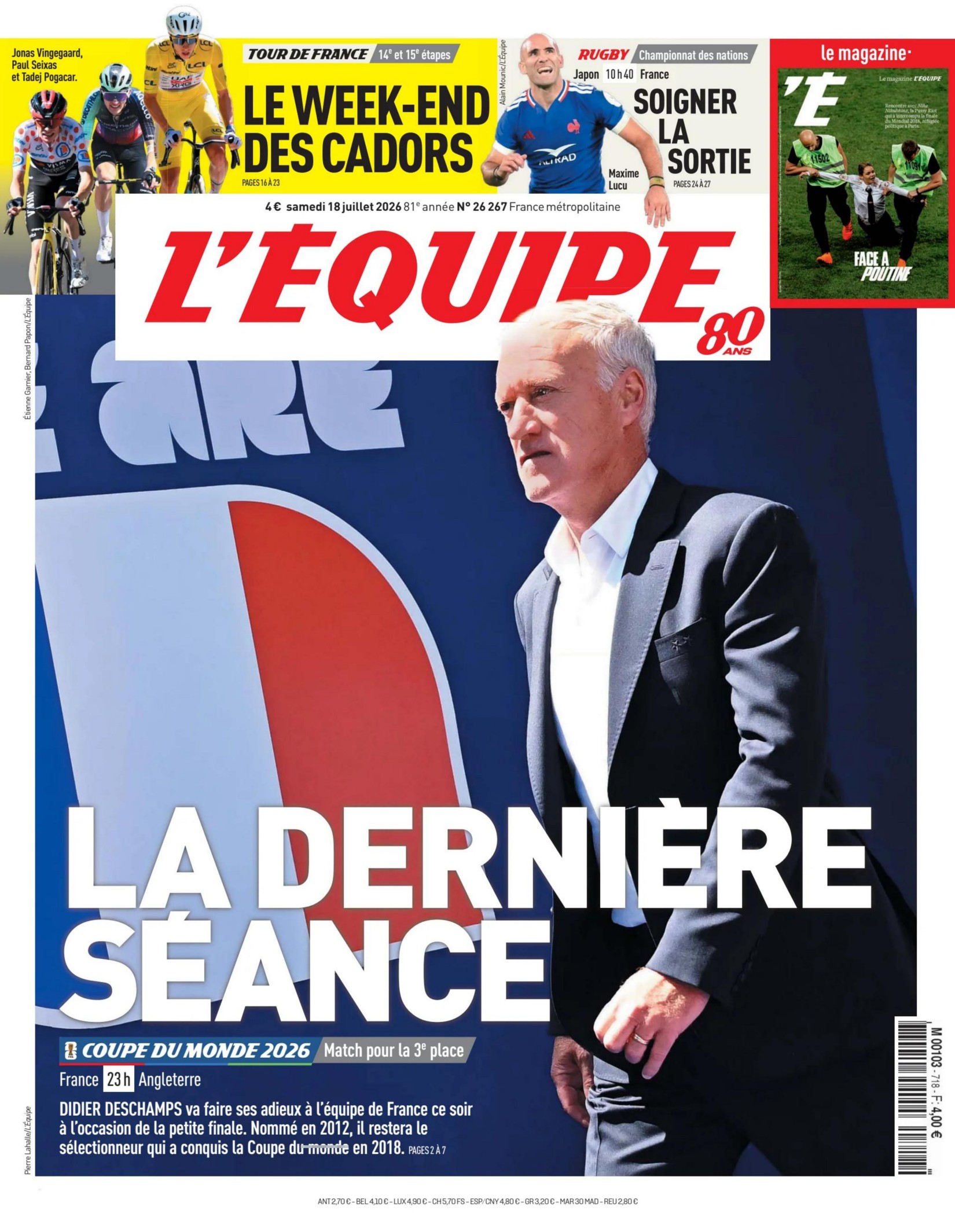 L'Equipe (18 Juillet 2026)