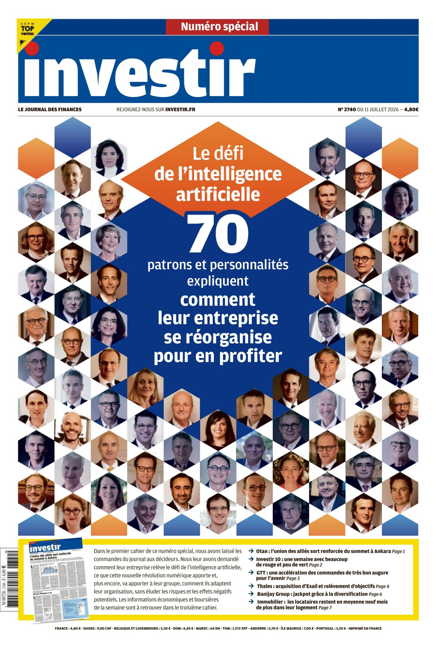 Investir (11 Juillet 2026)