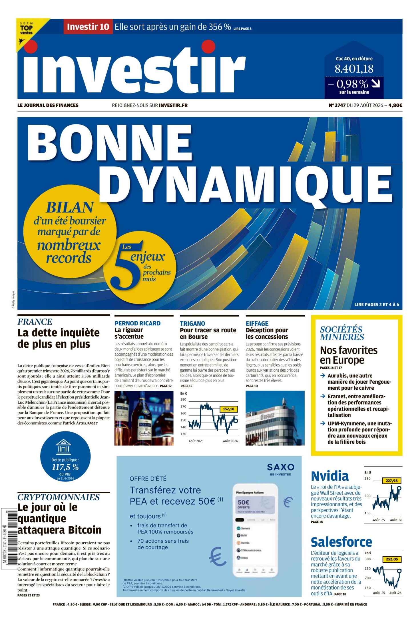 Investir (29 Août 2026)