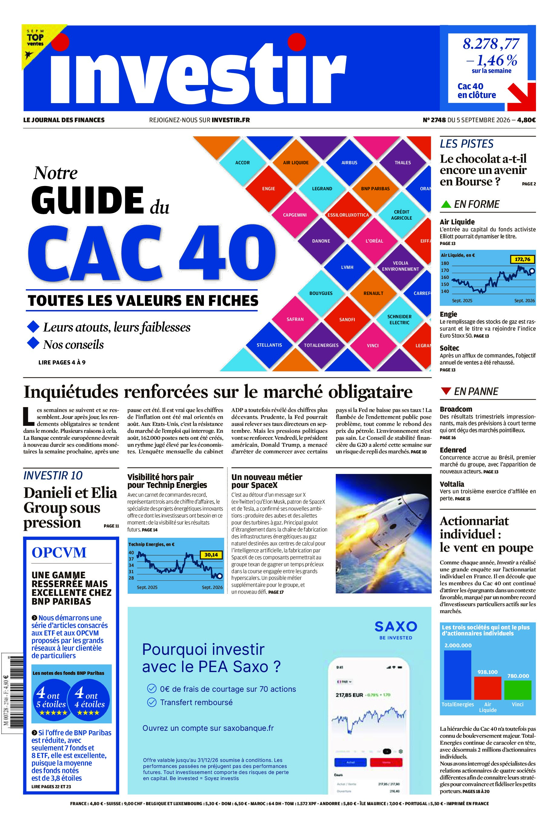 Investir (5 Septembre 2026)