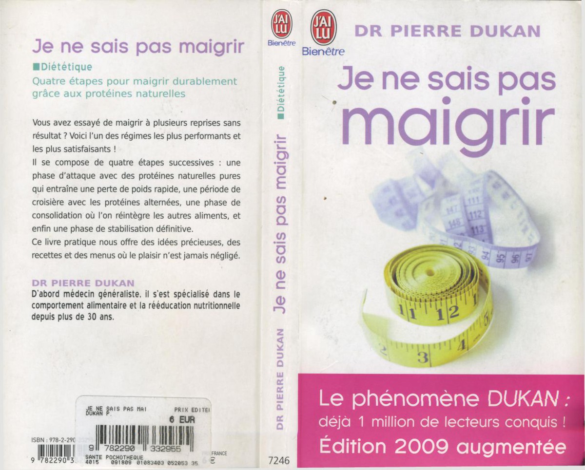 Je ne sais pas maigrir