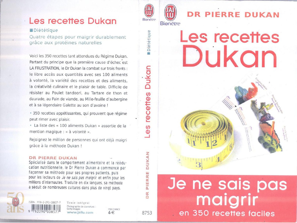 Les recettes Dukan