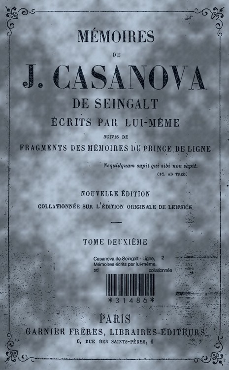 Mémoires de Casanova