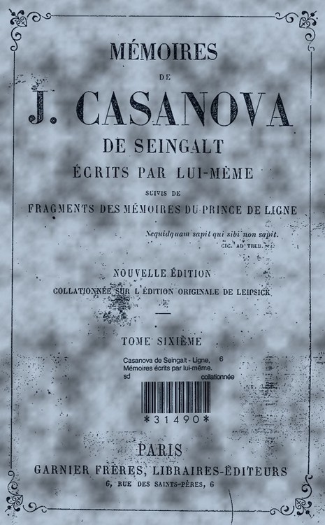Mémoires de Casanova
